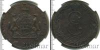 Монета 1762 – 1796 Екатерина II 10 копеек Медь 1770