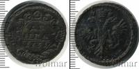 Монета 1730 – 1740 Анна Иоанновна 1 деньга Медь 1731