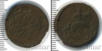 Монета 1741 – 1761 Елизавета Петровна 1 деньга Медь 1760