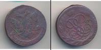 Монета 1741 – 1761 Елизавета Петровна 5 копеек Медь 1759