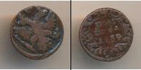 Монета 1730 – 1740 Анна Иоанновна 1 полушка Медь 1739