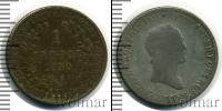 Монета 1825 – 1855 Николай I 1 злотый Серебро 1832