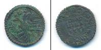 Монета 1730 – 1740 Анна Иоанновна 1 полушка Медь 1734
