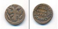 Монета 1730 – 1740 Анна Иоанновна 1 полушка Медь 1740