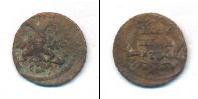 Монета 1730 – 1740 Анна Иоанновна 1 полушка Медь 1736