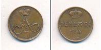 Монета 1855 – 1881 Александр II 1 деньга Медь 1856