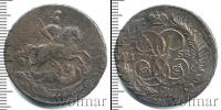 Монета 1741 – 1761 Елизавета Петровна 2 копейки Медь 1758