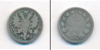 Монета 1855 – 1881 Александр II 25 пенни Серебро 1875