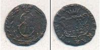 Монета 1762 – 1796 Екатерина II 1 полушка Медь 1772