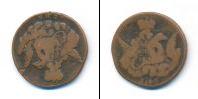 Монета 1741 – 1761 Елизавета Петровна 1 копейка Медь 1756