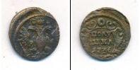 Монета 1730 – 1740 Анна Иоанновна 1 полушка Медь 1736