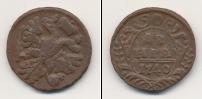 Монета 1730 – 1740 Анна Иоанновна 1 деньга Медь 1740