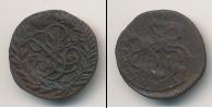 Монета 1741 – 1761 Елизавета Петровна 1 полушка Медь 1759