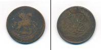 Монета 1741 – 1761 Елизавета Петровна 2 копейки Медь 1757