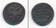 Монета 1730 – 1740 Анна Иоанновна 1 полушка Медь 1734