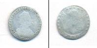 Монета 1762 – 1796 Екатерина II 15 копеек Серебро 1784