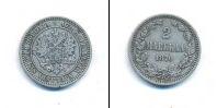 Монета 1855 – 1881 Александр II 2 марки Серебро 1870