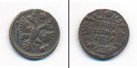 Монета 1730 – 1740 Анна Иоанновна 1 полушка Медь 1736