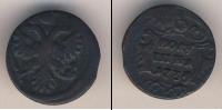Монета 1730 – 1740 Анна Иоанновна 1 полушка Медь 1739