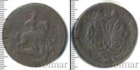 Монета 1741 – 1761 Елизавета Петровна 2 копейки Медь 1758