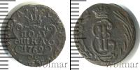 Монета 1762 – 1796 Екатерина II 1 полушка Медь 1769