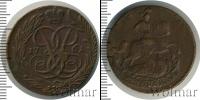 Монета 1741 – 1761 Елизавета Петровна 2 копейки Медь 1761