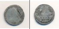 Монета 1762 – 1796 Екатерина II 1 гривенник Серебро 1789