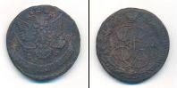Монета 1762 – 1796 Екатерина II 5 копеек Медь 1781