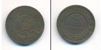 Монета 1881 – 1894 Александр III 3 копейки Медь 1894
