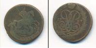 Монета 1741 – 1761 Елизавета Петровна 2 копейки Медь 1757