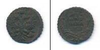 Монета 1730 – 1740 Анна Иоанновна 1 полушка Медь 1731