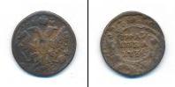 Монета 1730 – 1740 Анна Иоанновна 1 полушка Медь 1734
