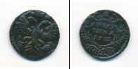 Монета 1730 – 1740 Анна Иоанновна 1 полушка Медь 1731