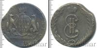 Монета 1762 – 1796 Екатерина II 10 копеек Медь 1768