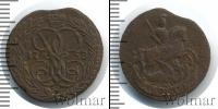 Монета 1741 – 1761 Елизавета Петровна 1 деньга Медь 1758