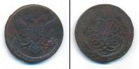 Монета 1741 – 1761 Елизавета Петровна 5 копеек Медь 1759