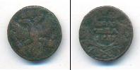 Монета 1730 – 1740 Анна Иоанновна 1 полушка Медь 1731