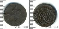 Монета 1741 – 1761 Елизавета Петровна 1 полушка Медь 1759