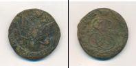 Монета 1762 – 1796 Екатерина II 5 копеек Медь 1784