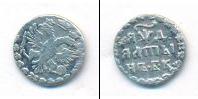 Монета 1689 – 1725 Петр I Алтын Серебро 1704