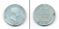 Монета 1825 – 1855 Николай I 1 злотый Серебро 1834
