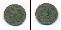 Монета 1730 – 1740 Анна Иоанновна 1 полушка Медь 1735