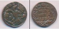 Монета 1730 – 1740 Анна Иоанновна 1 полушка Медь 1735
