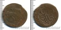 Монета 1741 – 1761 Елизавета Петровна 1 деньга Медь 1760