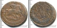Монета 1741 – 1761 Елизавета Петровна 2 копейки Медь 1758