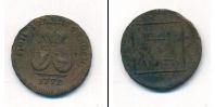 Монета 1762 – 1796 Екатерина II 1 пара Медь 1772