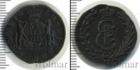 Монета 1762 – 1796 Екатерина II 1 деньга Медь 1774
