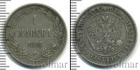 Монета 1881 – 1894 Александр III 1 марка Серебро 1893