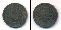 Монета 1894 – 1917 Николай II 3 копейки Медь 1908