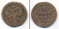 Монета 1730 – 1740 Анна Иоанновна 1 полушка Медь 1736